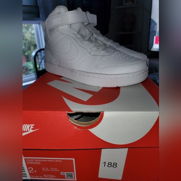 Nike White High-Top Sneakers
